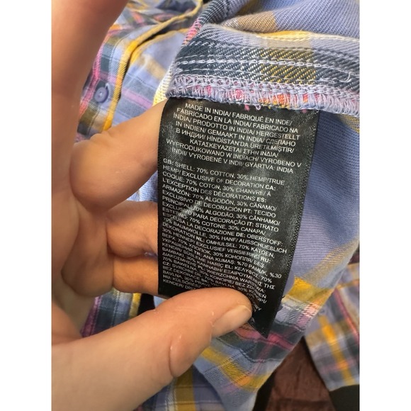 The North Face Shirt Flannel Camp Multicolor Long Sleeve 3X Gorpcore Button down - Picture 4 of 10